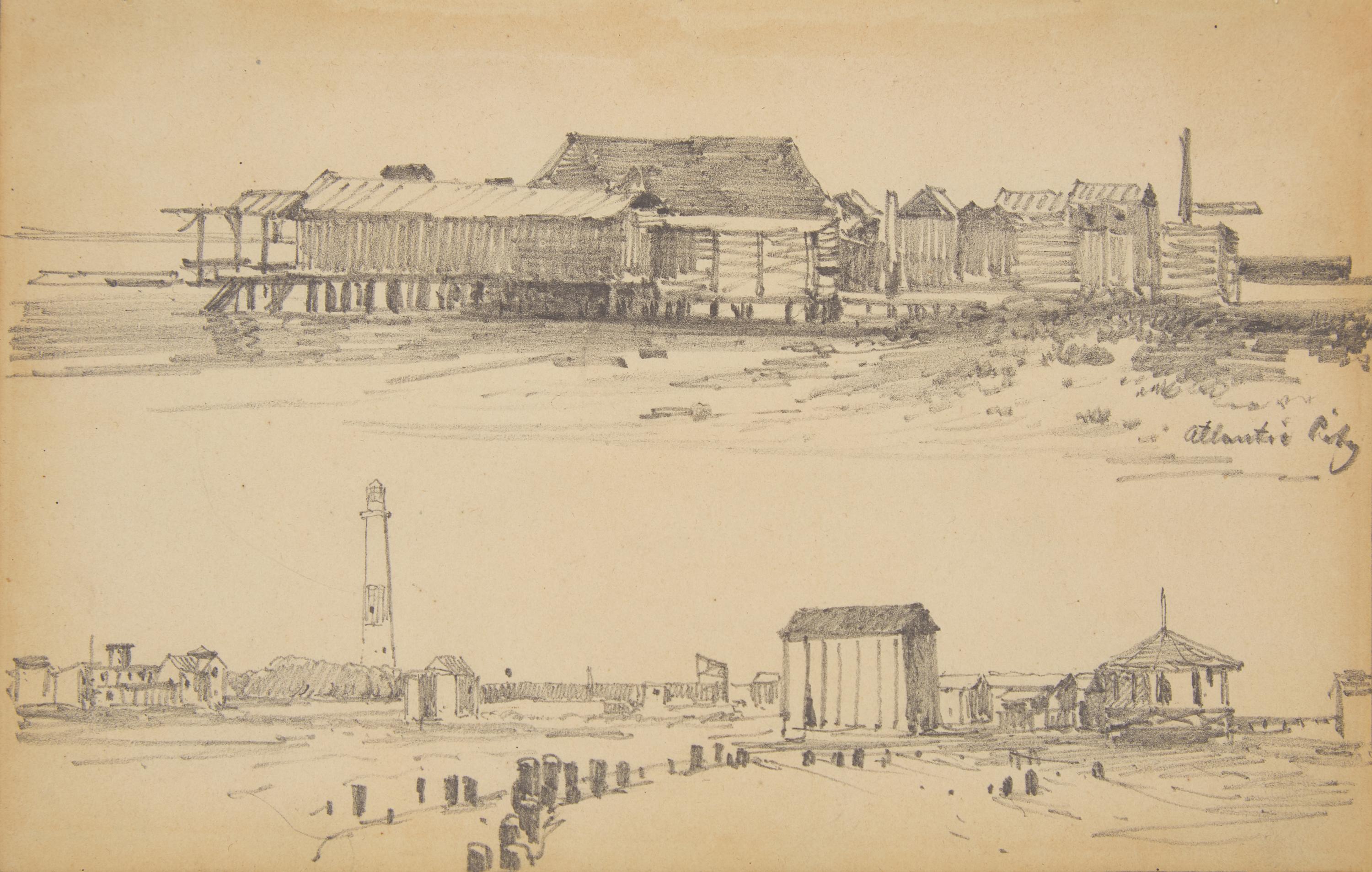 Hermann Herzog (American/German, 1832–1932) — Views of Atlantic City