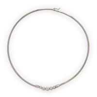 White Gold and Diamond Necklace