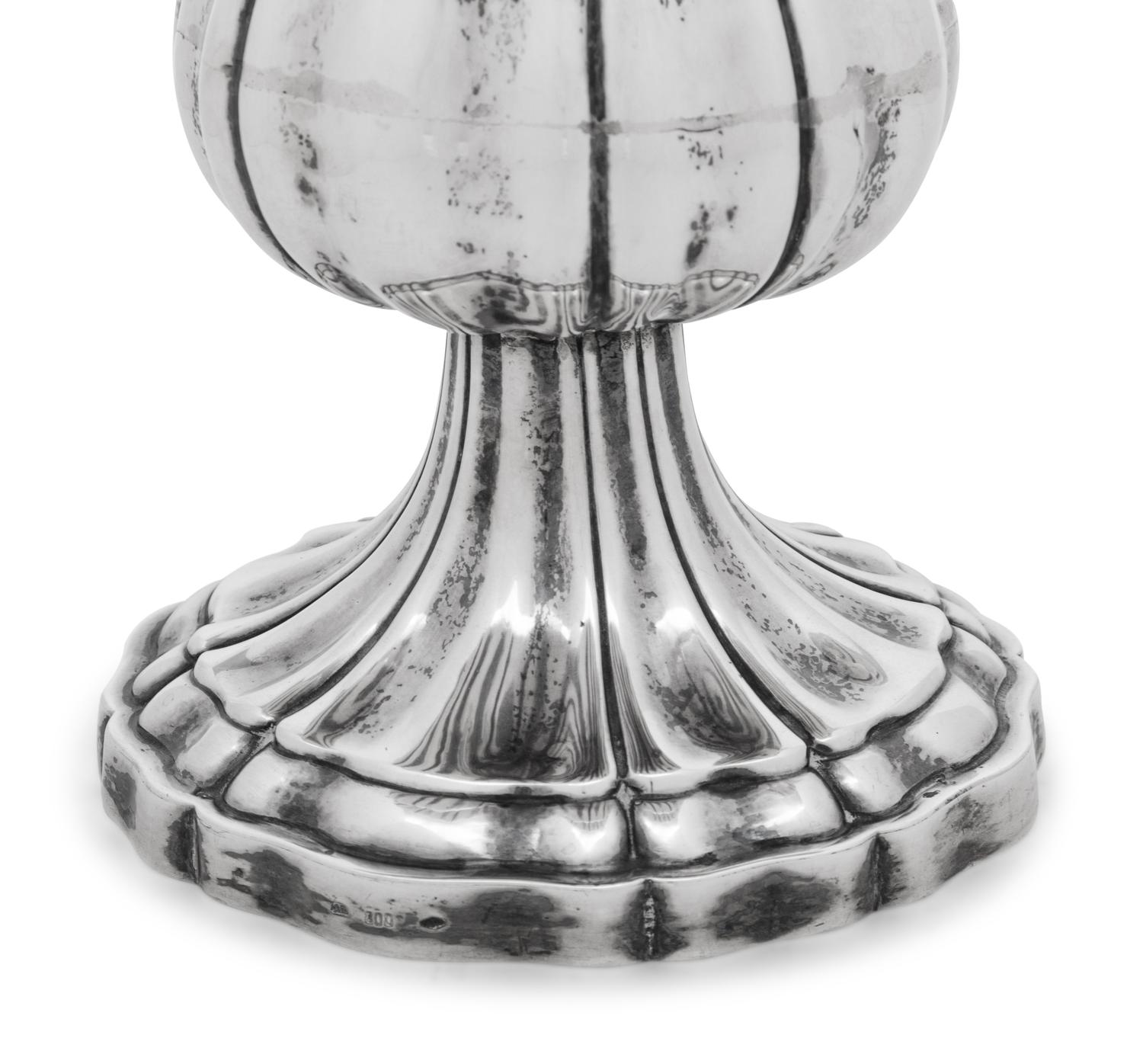 An Eastern European Silver Vase