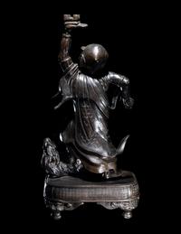 A Japanese Bronze Figure of Daruma