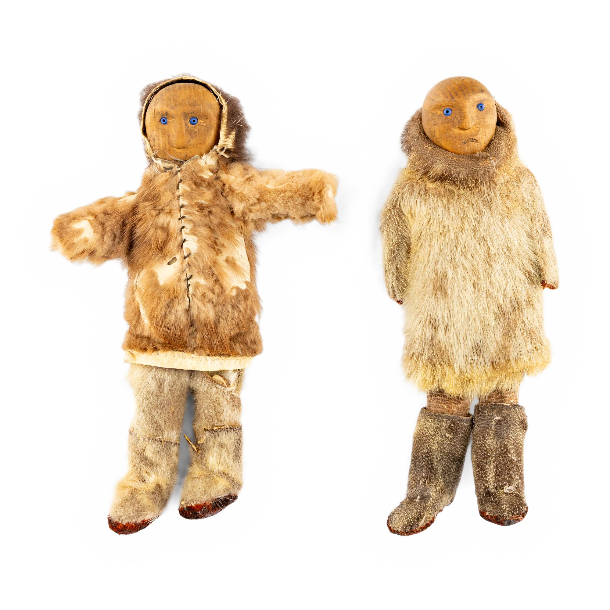 Diomede Island Carved Dolls