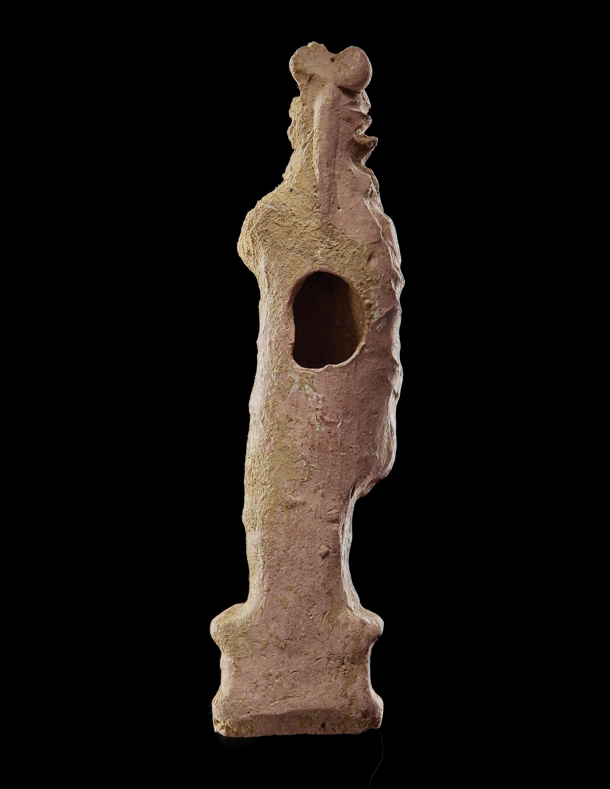 A Roman Terracotta Draped Female Figure