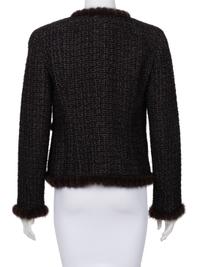 Chanel Tweed Jacket with Mink Fur Trim, Fall 2003