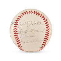 A 1970 Cincinnati Reds Team Signed Autograph Baseball