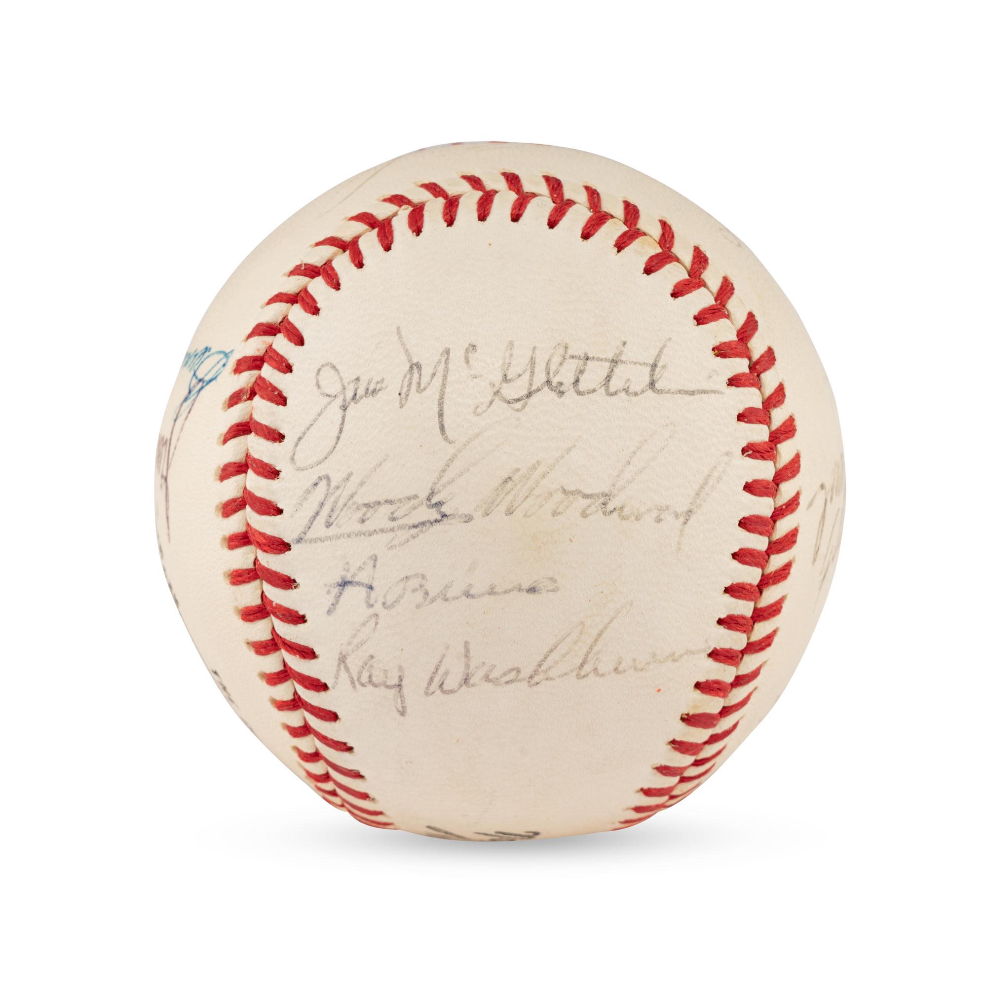 A 1970 Cincinnati Reds Team Signed Autograph Baseball