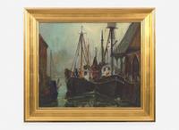 William Lester Stevens (American, 1888-1969) - Gloucester Docks