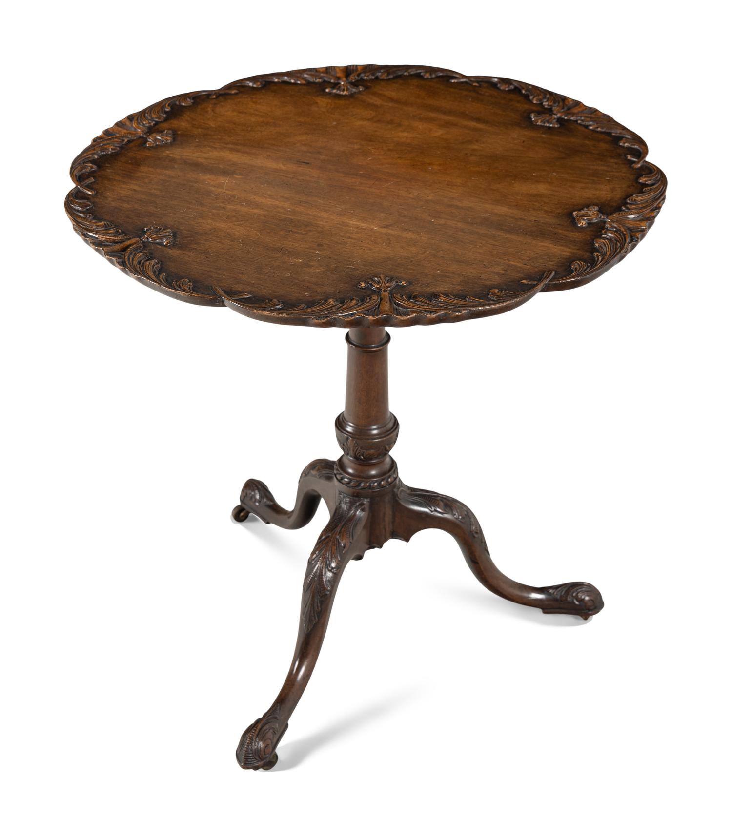 A George III Mahogany Tea Table