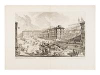 [Prints] Piranesi, Giovanni Battista. Group of 12 Etchings — 1) Veduta dell'atrio del portico