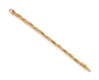 A 14 Karat Yellow Gold Bracelet,