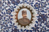 Five Persian Market Porcelain Plates