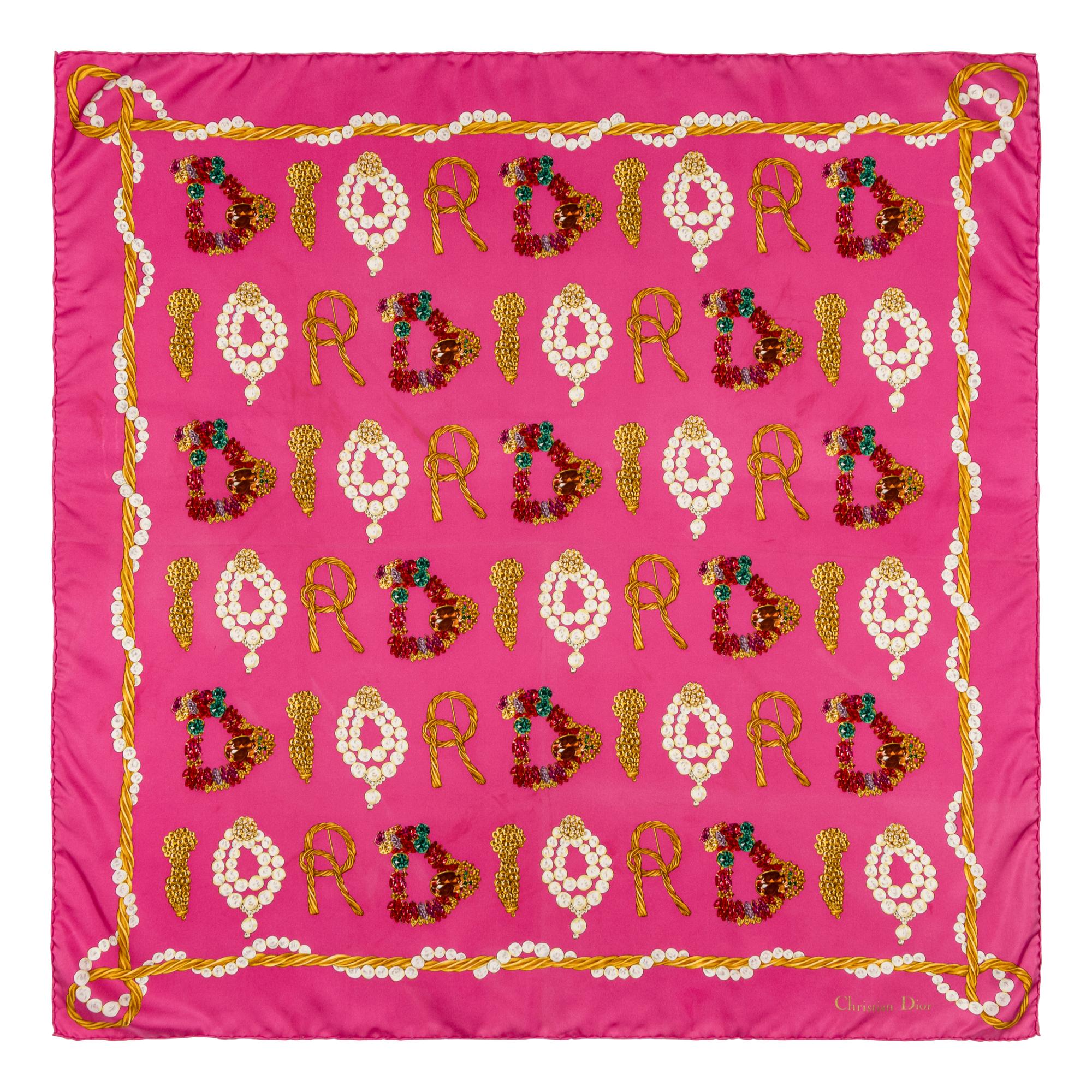 Five French Designer Silk Scarves