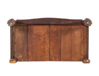 A Régence Gilt Metal Mounted Carved Walnut Serpentine Commode