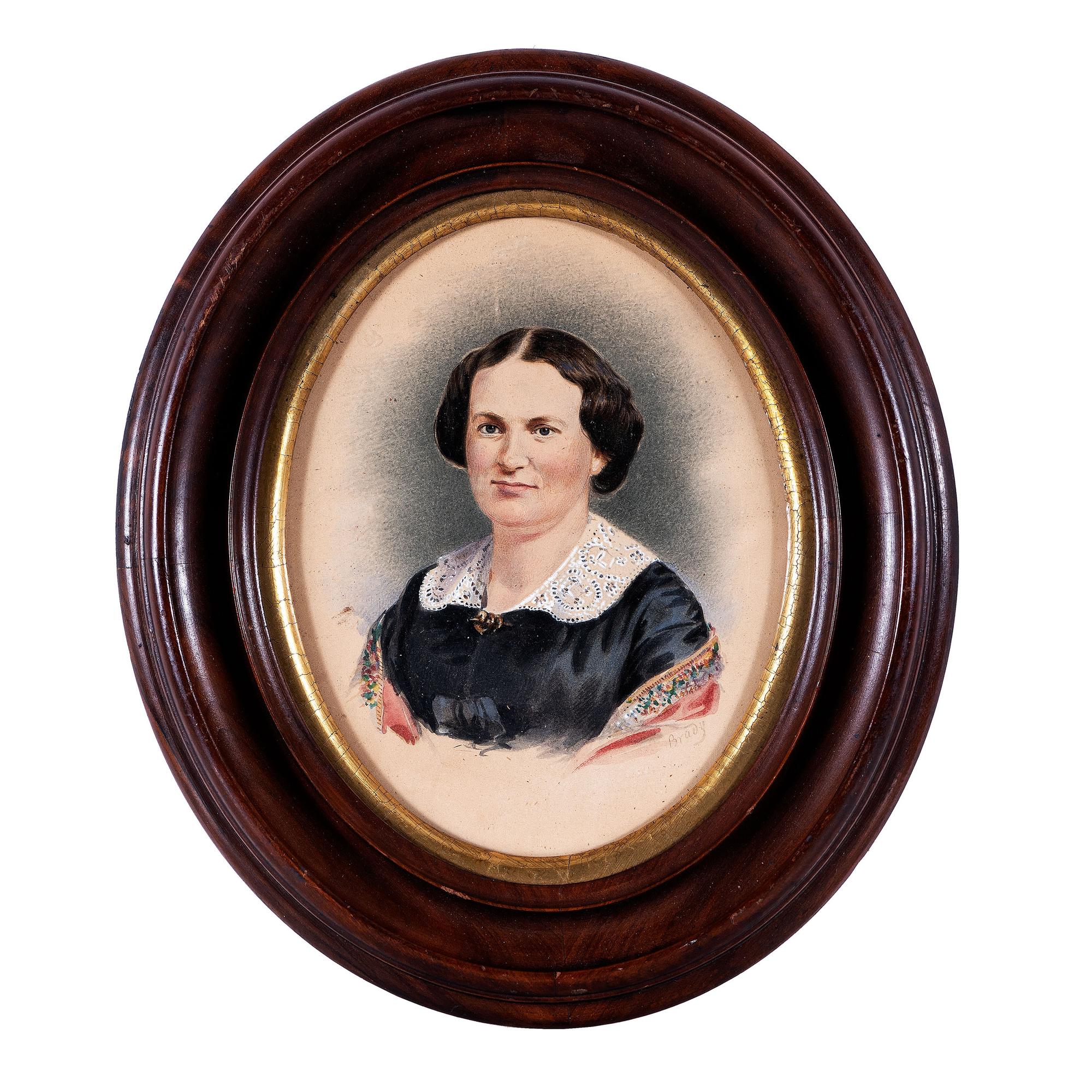 [EARLY PHOTOGRAPHY - PORTRAITURE]. A group of 11 framed portraits featuring male and female subjects highlighted by full plate tintype by Jacobs of New Orleans, including: