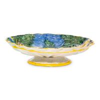 An Urbino Istoriato Majolica Scalloped Tazza