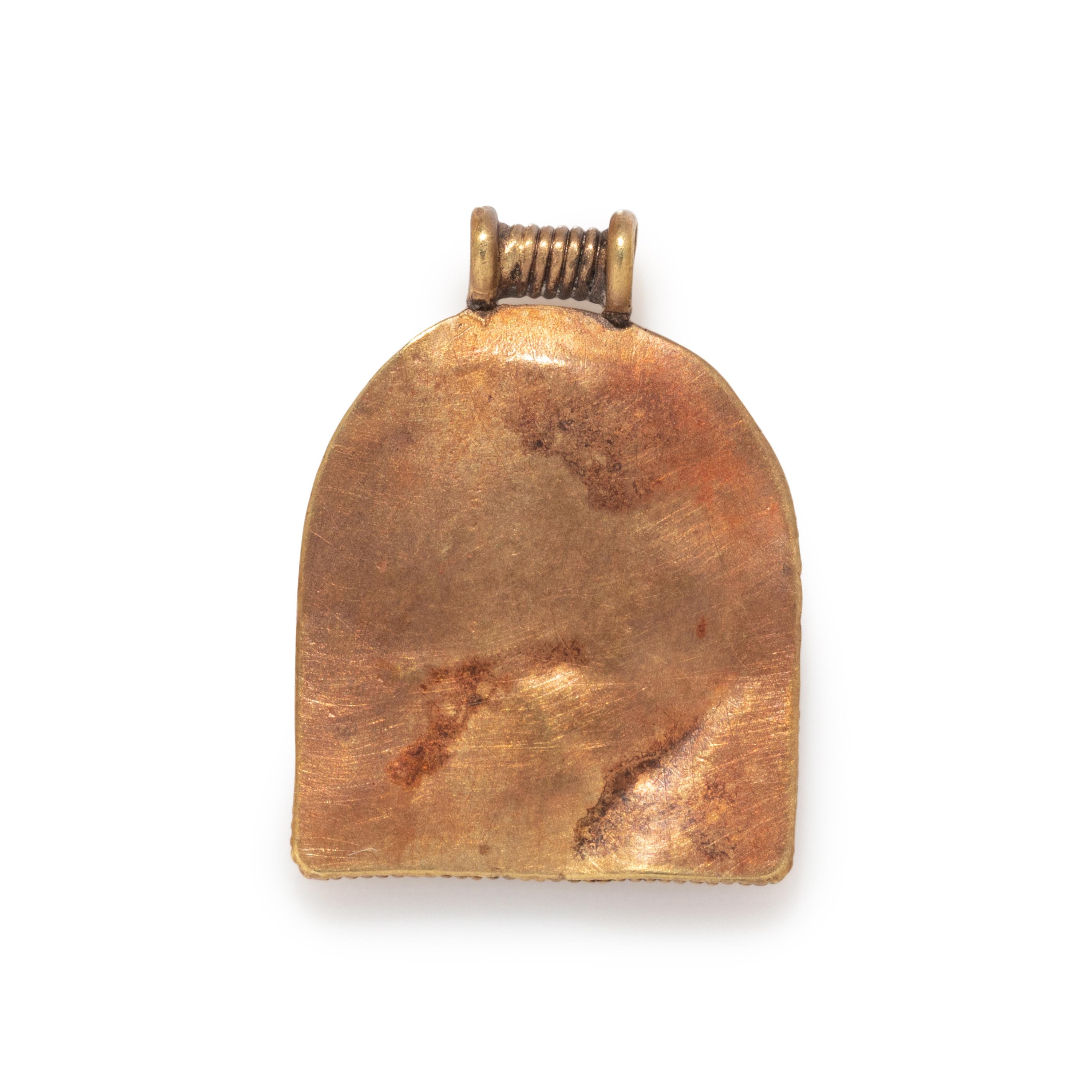 A Phoenician Gold Pendant with Two Uraei