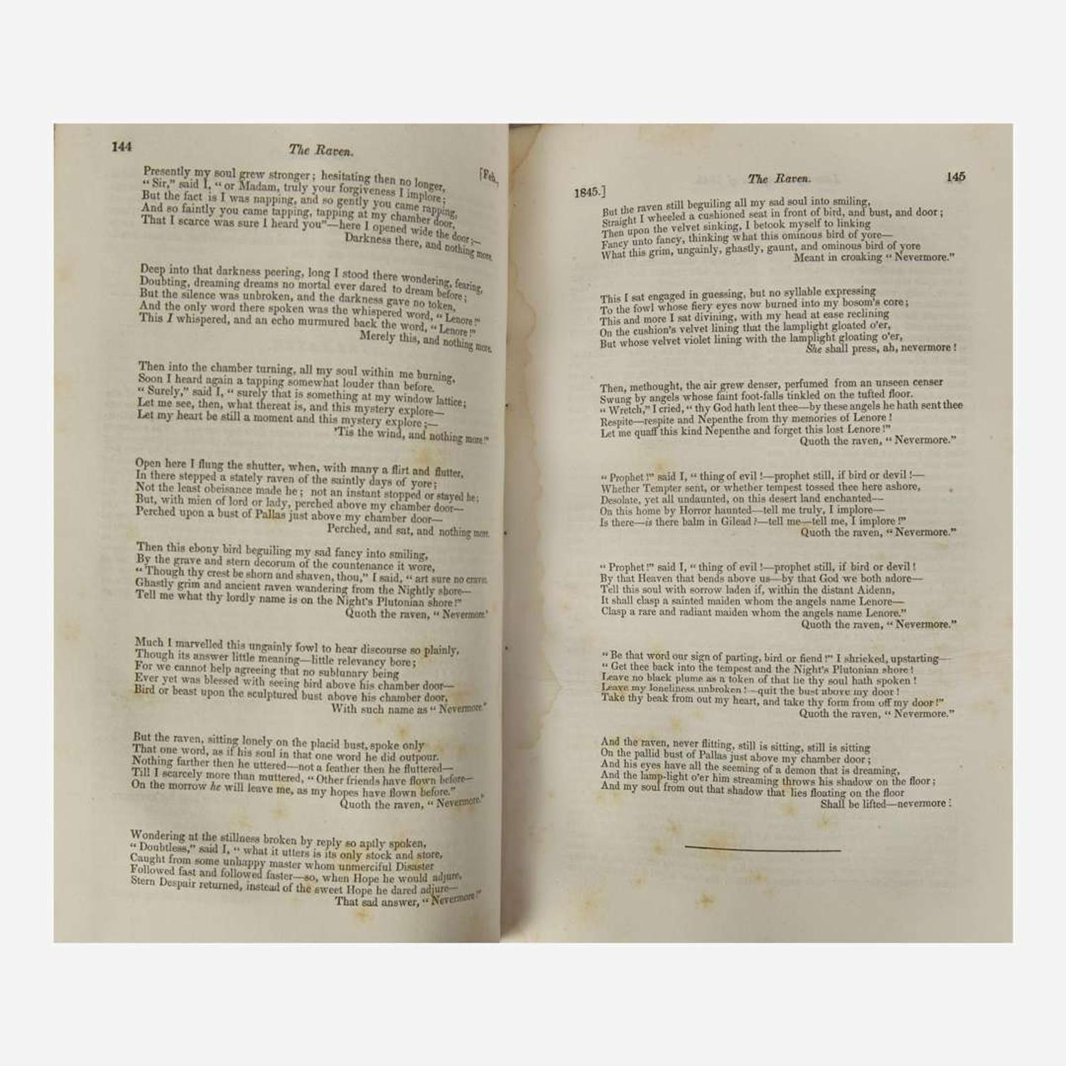 [Literature] [Poe, Edgar Allan] The American Review: A Whig Journal of Politics, Literature, Art and Science