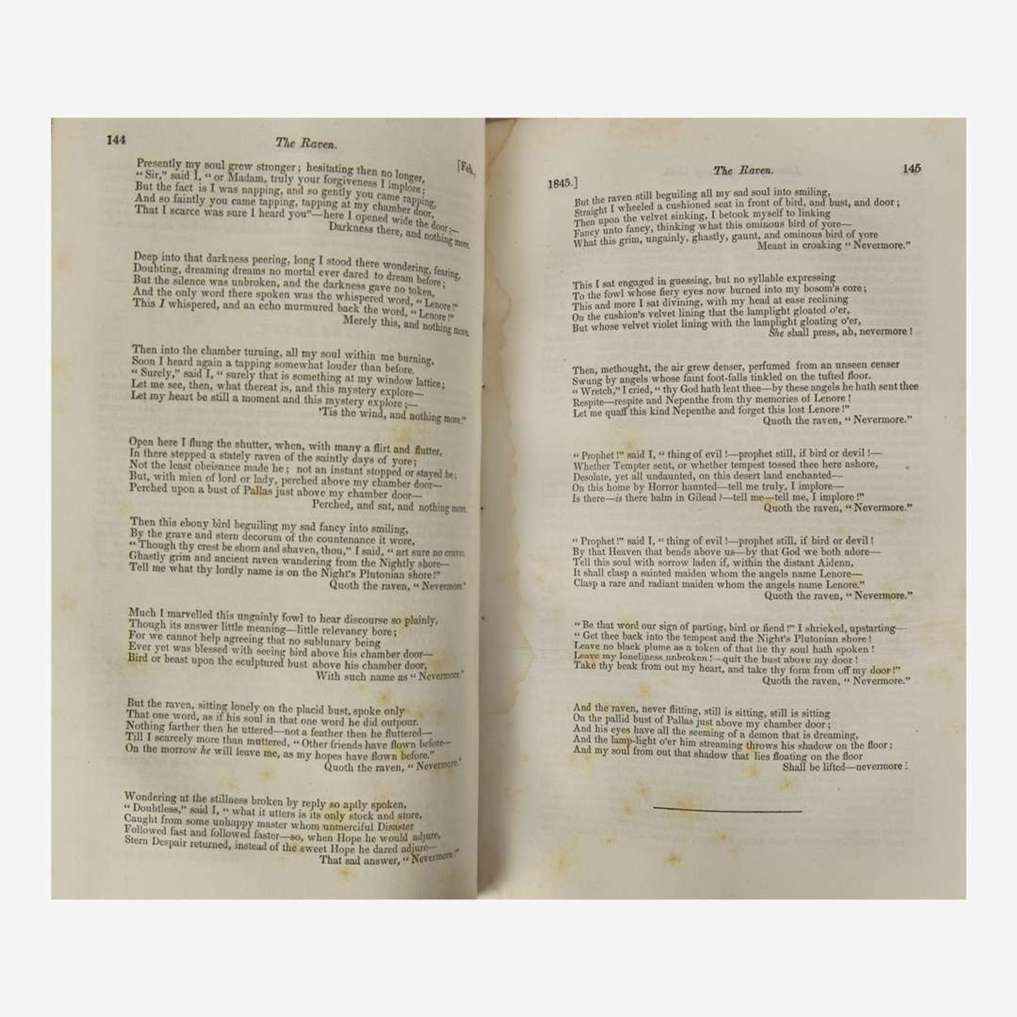 [Literature] [Poe, Edgar Allan] The American Review: A Whig Journal of Politics, Literature, Art and Science