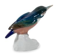 A Pair of Continental Porcelain Birds