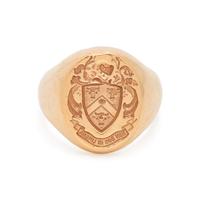 YELLOW GOLD SIGNET RING