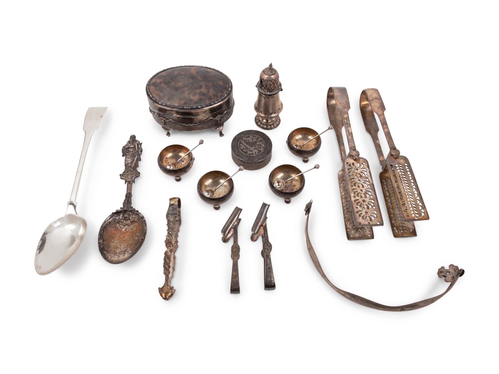A Group of English Silver and Silver-Plate Articles