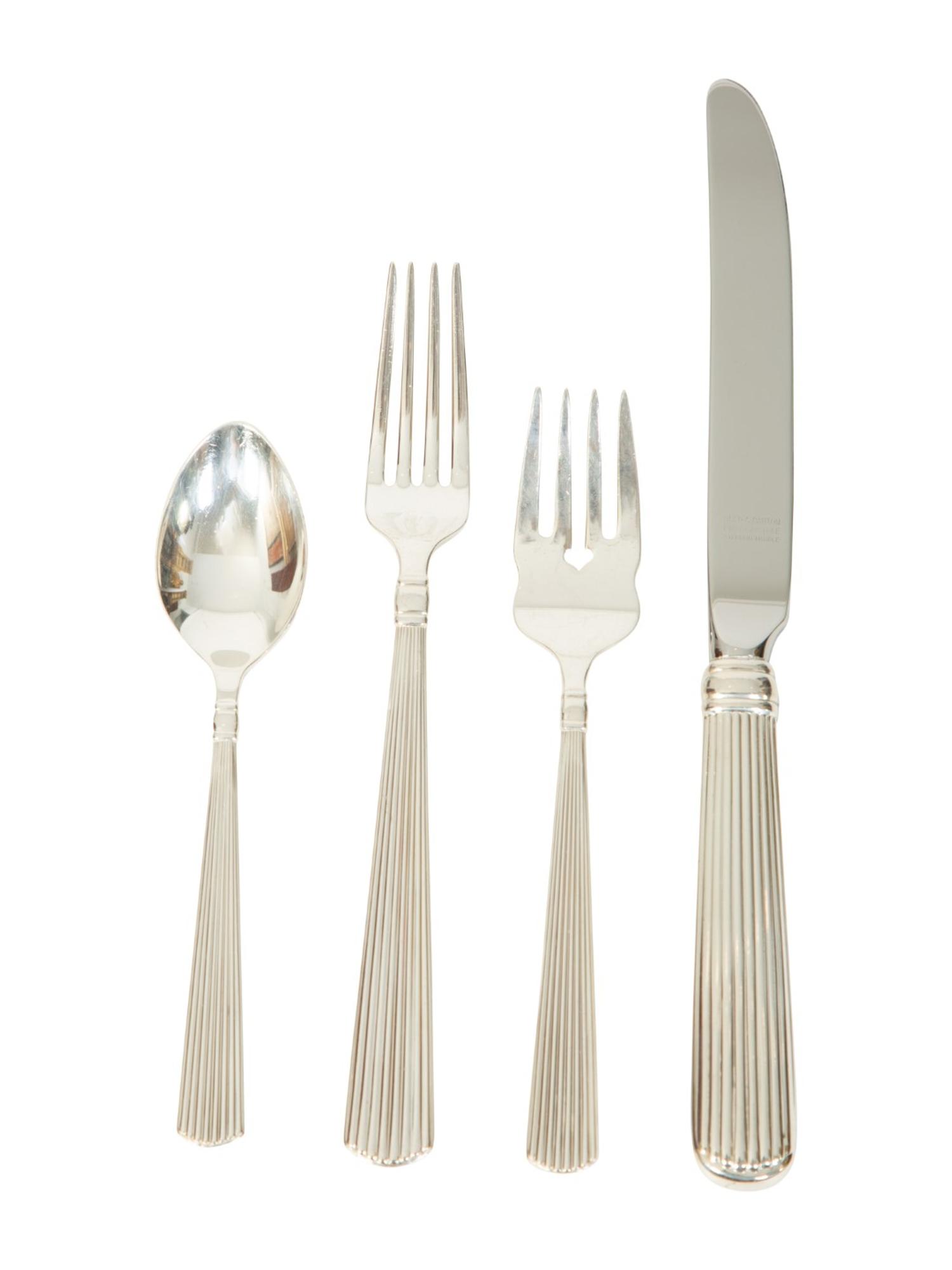 An American Silver Flatware Service Reed and Barton, Taunton, MA — 20th Century