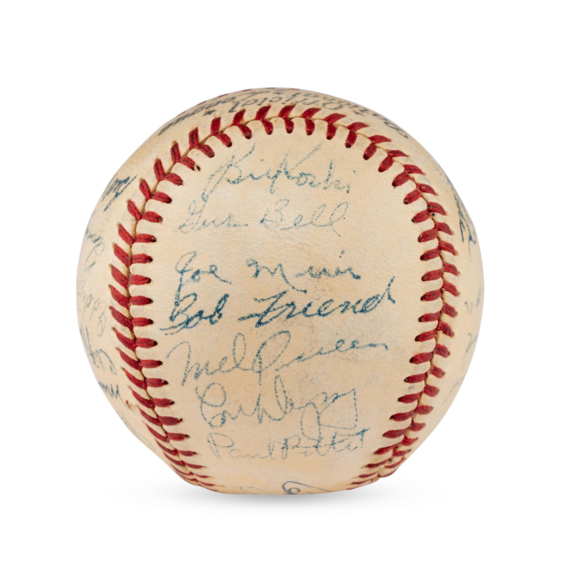 A 1951 Pittsburgh Pirates Team Signed Autograph Baseball
