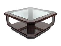 A French Art Deco Style Macassar Two-Tier Coffee Table — 20TH CENTURY