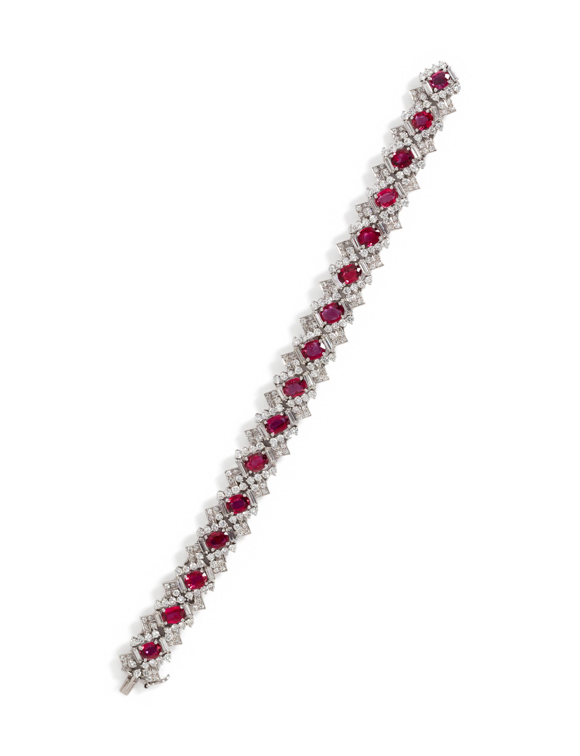 RUBY AND DIAMOND BRACELET