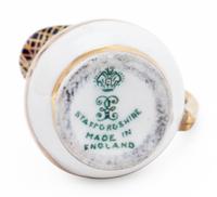 A Miniature Royal Staffordshire Porcelain Seven-Piece Coffee Service