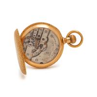 TIFFANY & CO., 18K YELLOW GOLD OPEN FACE POCKET WATCH