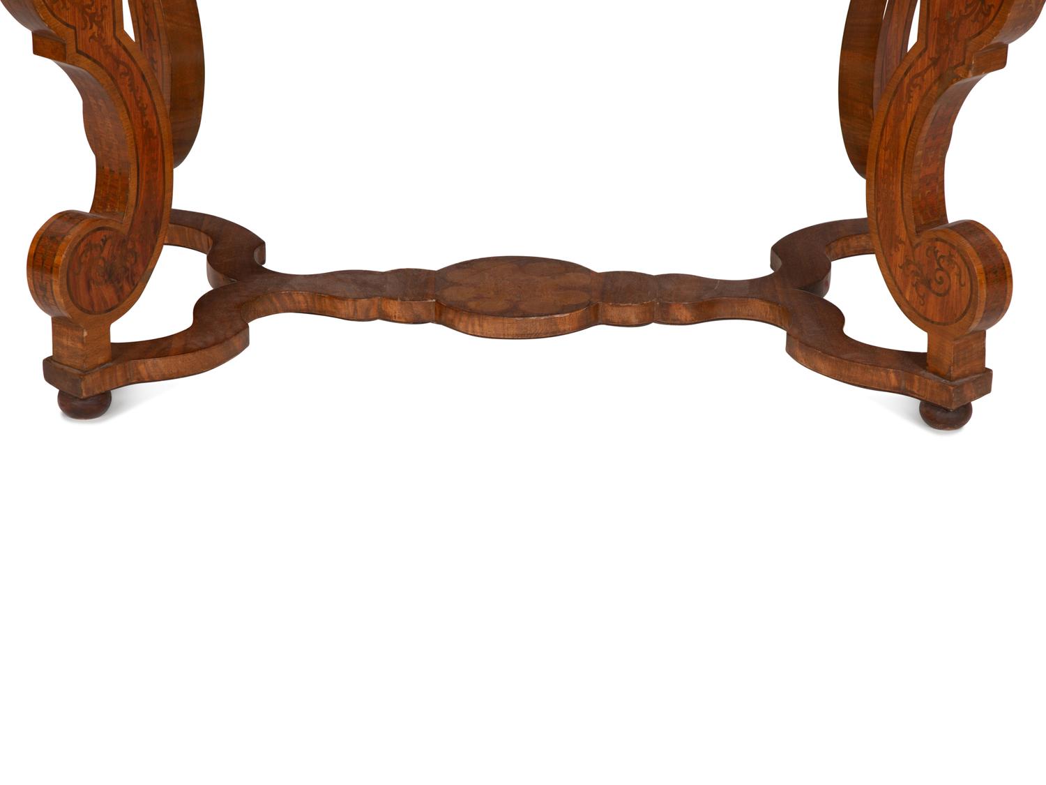 A Dutch Marquetry Center Table