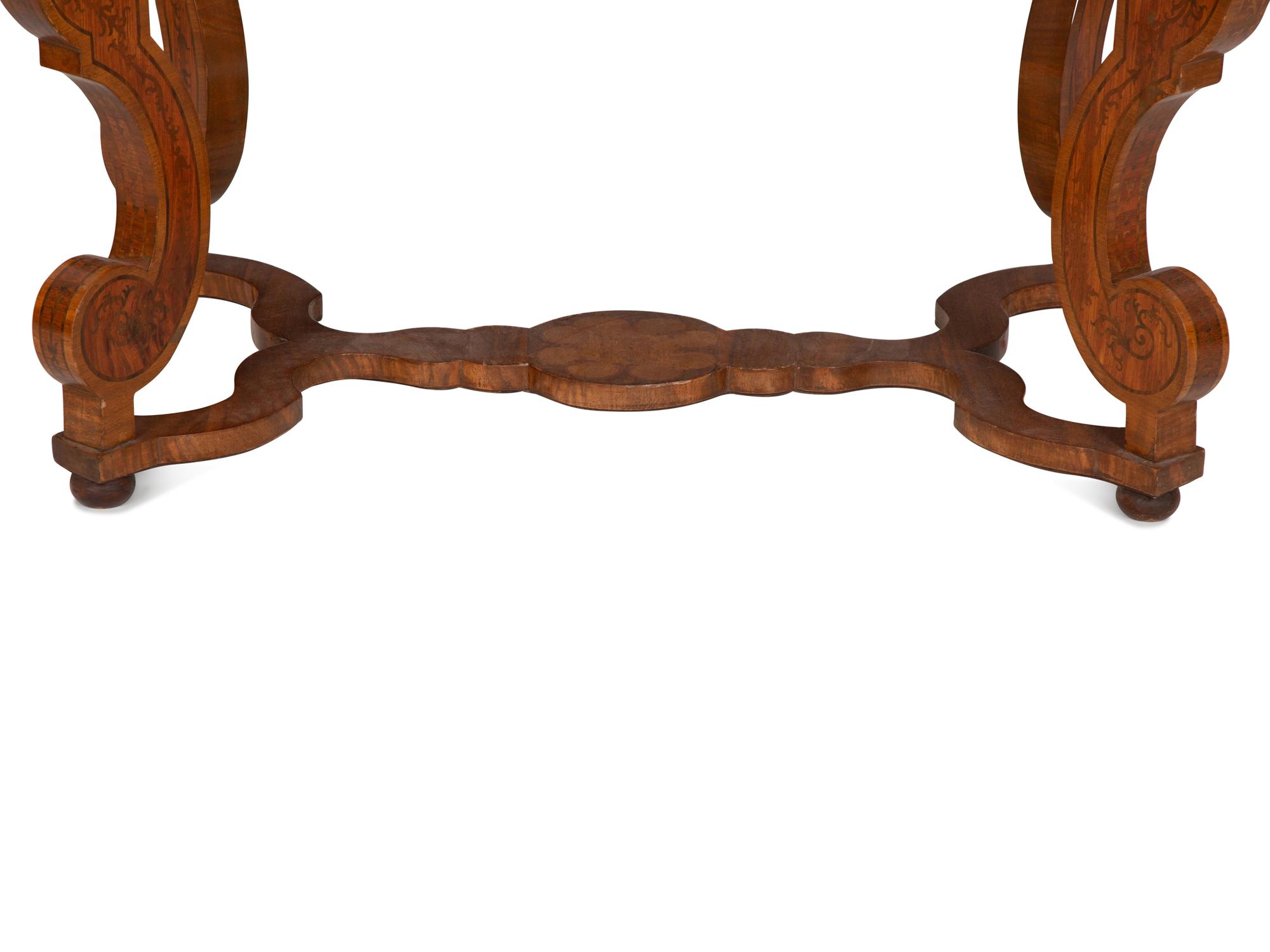 A Dutch Marquetry Center Table