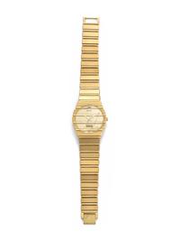 PIAGET, 18K YELLOW GOLD 'POLO' WRISTWATCH
