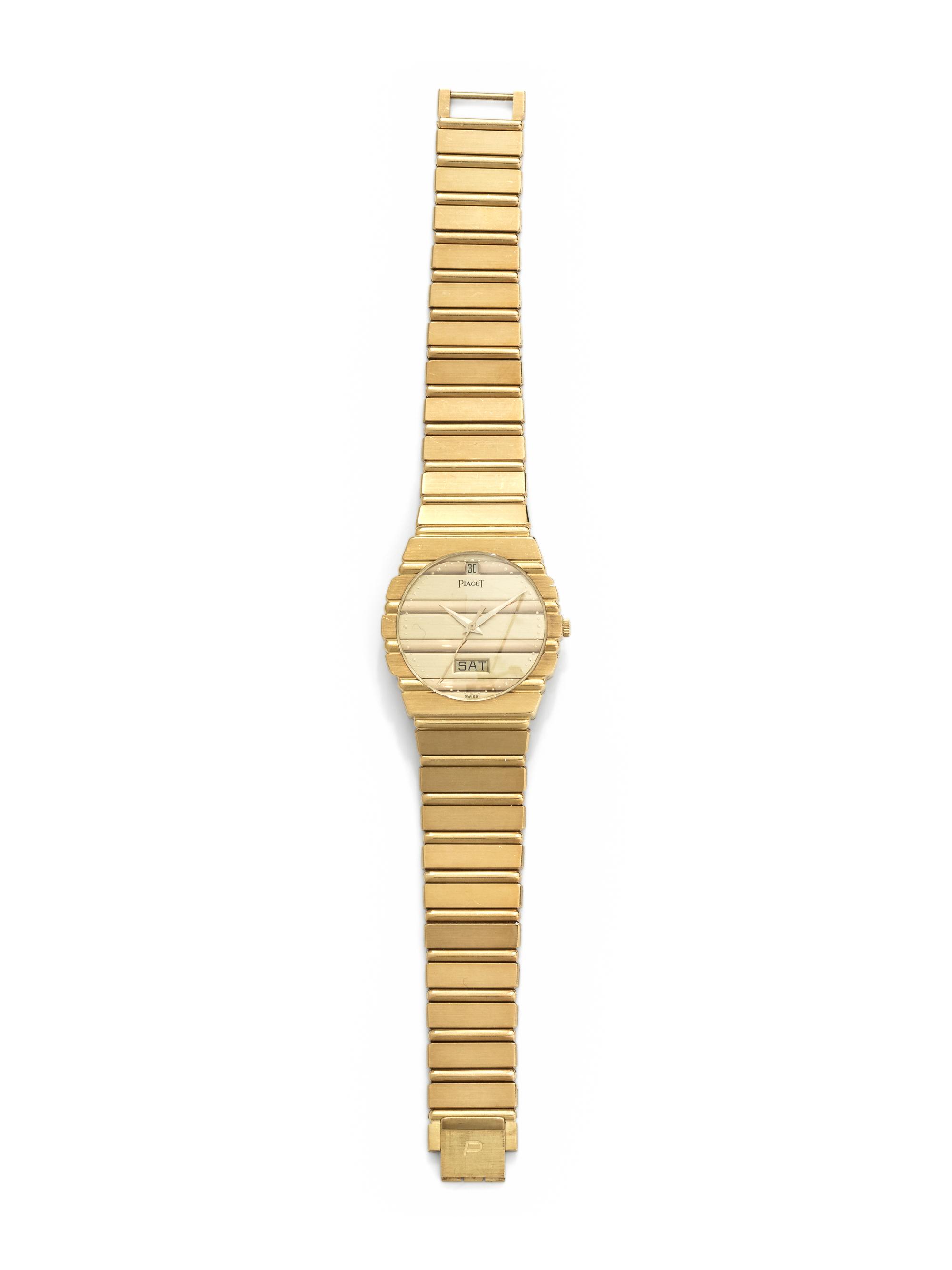 PIAGET, 18K YELLOW GOLD 'POLO' WRISTWATCH