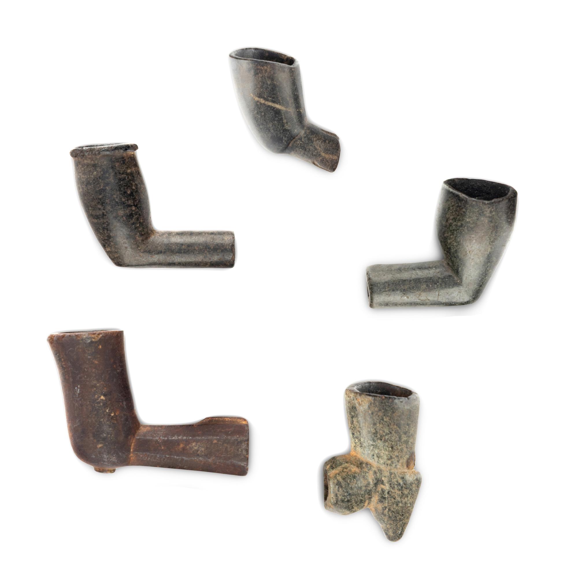 Southeastern Steatite Pipe Bowls