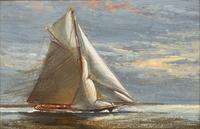 American School 20th Century, Portrait of a Sloop