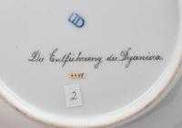 A Vienna Painted and Parcel Gilt Porcelain Cabinet Plate