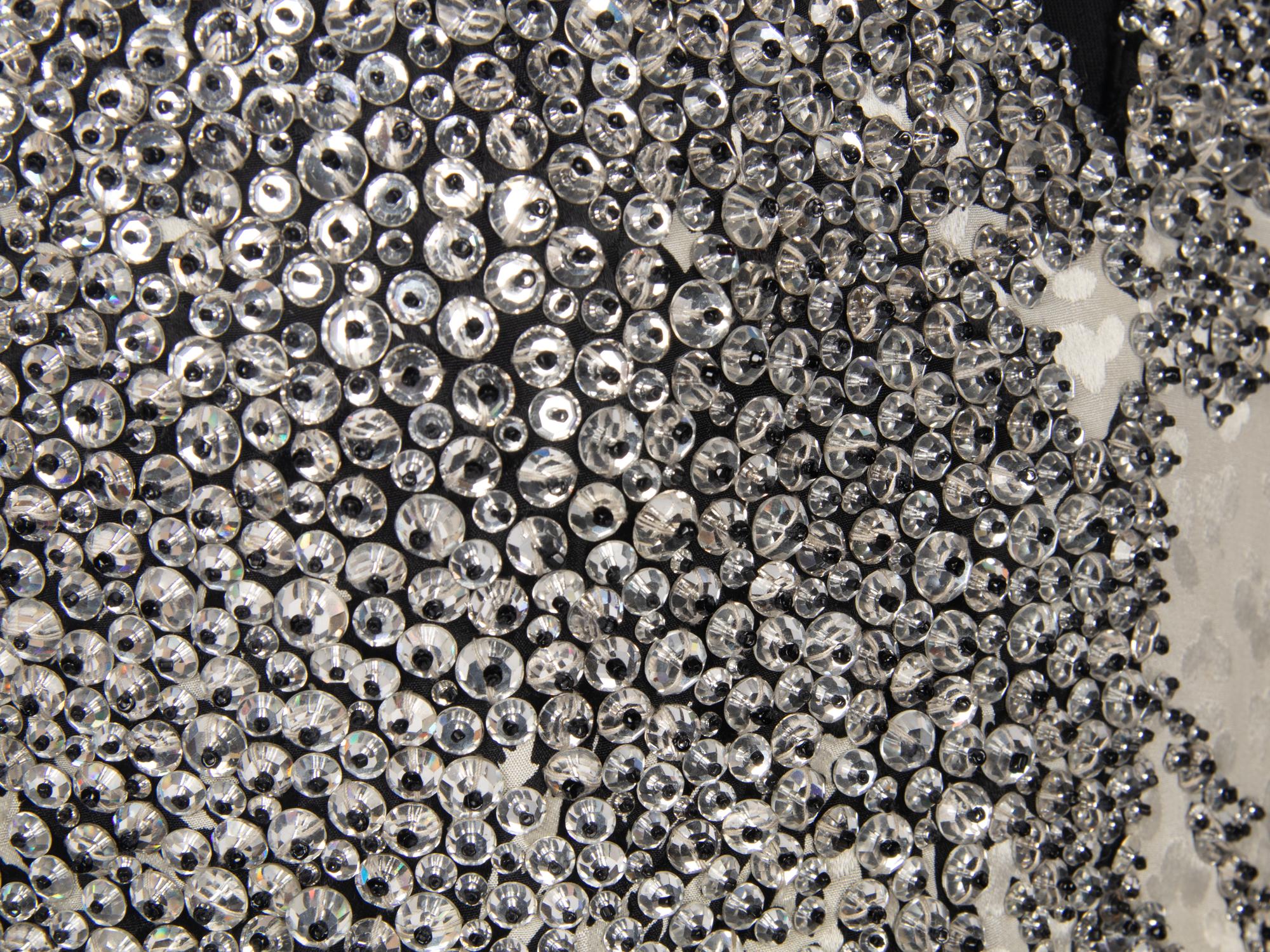 Galanos Beaded Evening Gown