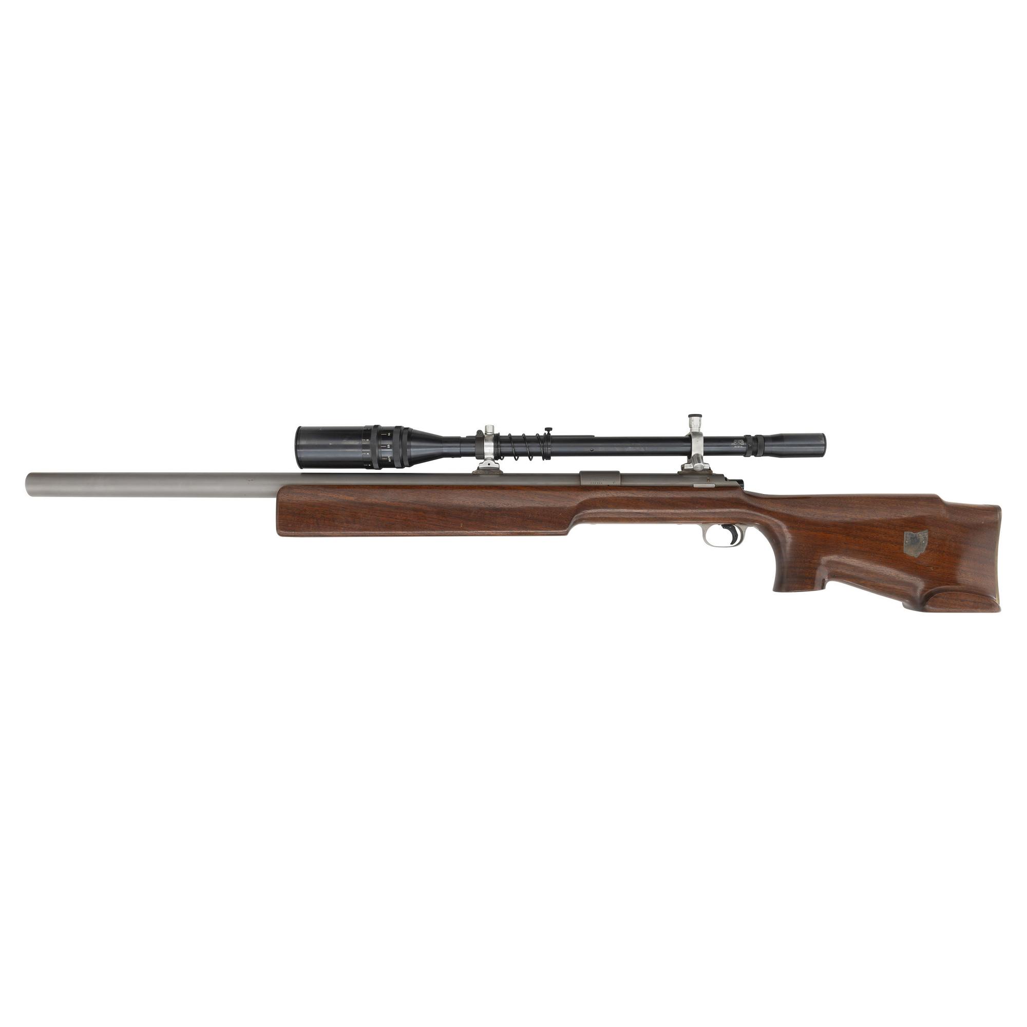 *R.A. Smith .222 Remington Heavy Bench Rifle with Unertl 20x Scope, Customized by John Oberlies