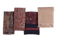 Four Loro Piana Cashmere/Silk Blend Scarves