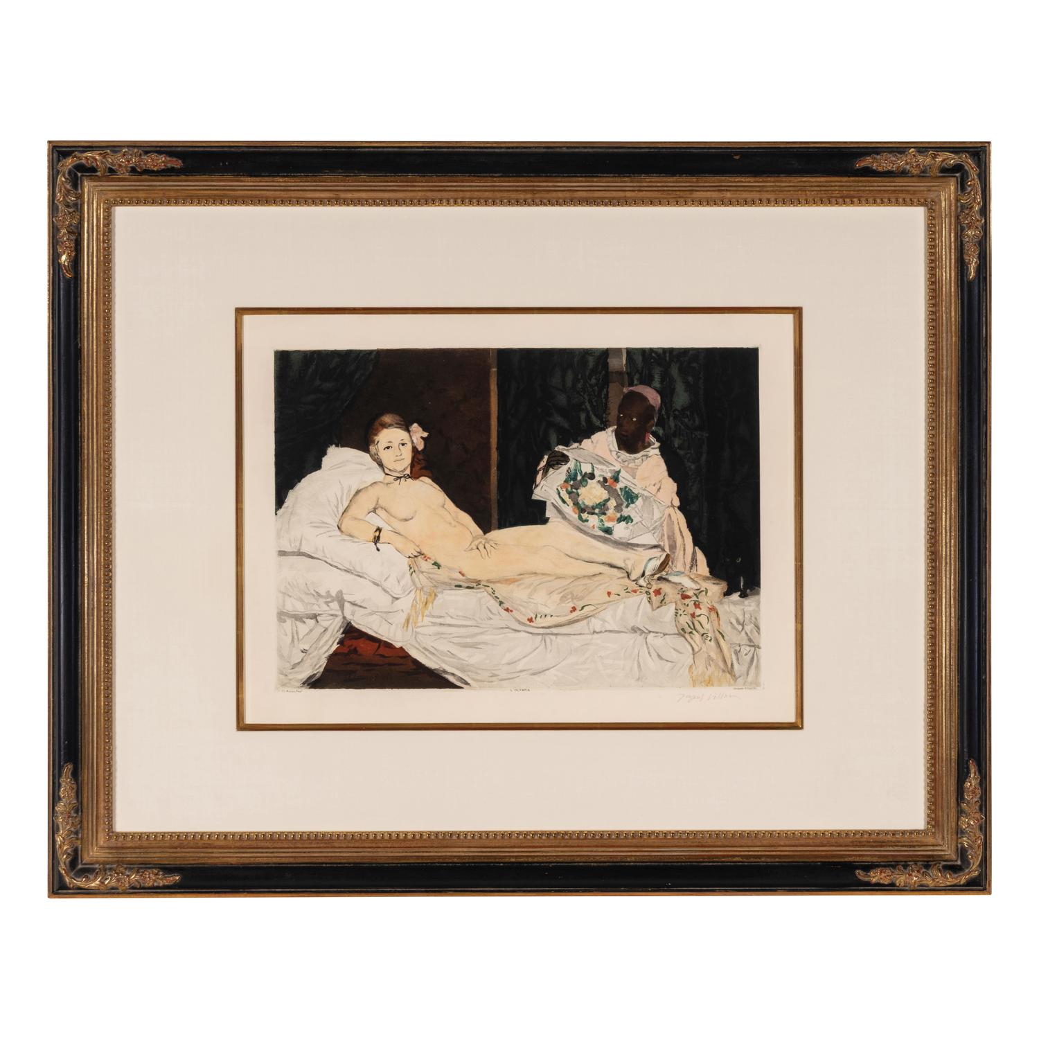 Jacques Villon after Édouard Manet (French, 1875-1963) — Olympia, 1926