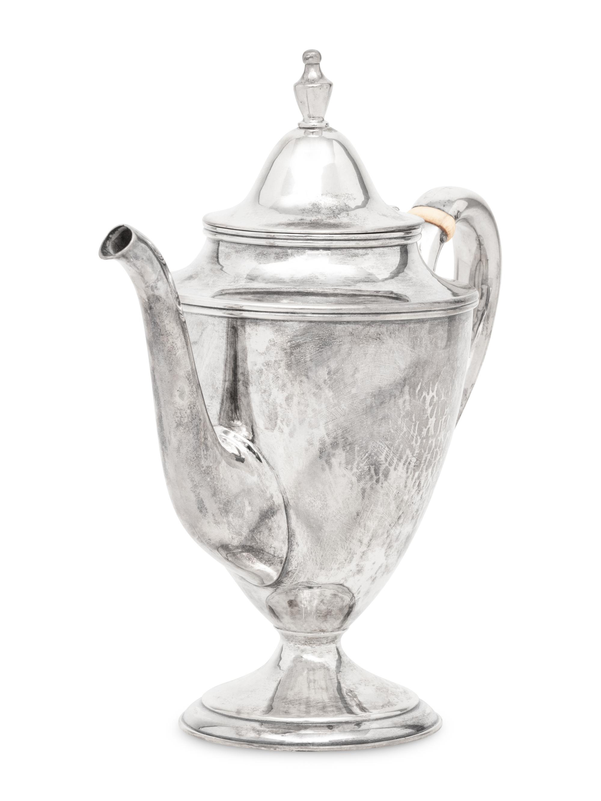 An American Arts and Crafts Silver Coffee Pot