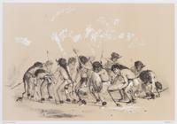 CATLIN, GEORGE, after. Four reproduction sepia-toned prints from The North American Indian Portfolio, 1848.