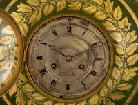 A French Directoire Tôle Peinte Wall Clock