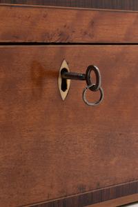 A Late George III Fan-Inlaid and Banded Satinwood Writing Slope