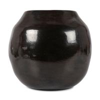 Blackware Pottery Storage Jar