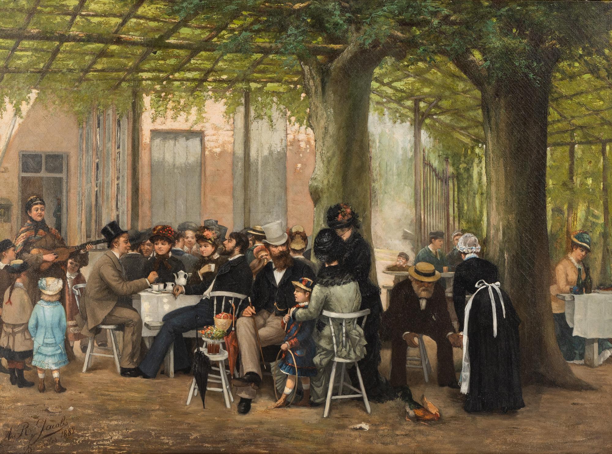 The Garden Cafe , 1882