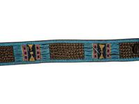 Plateau Beaded and Tacked Belt, with Pouch