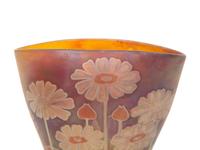 An Art Nouveau Cameo Glass Vase by Amadee de Caranza (1843-1914)