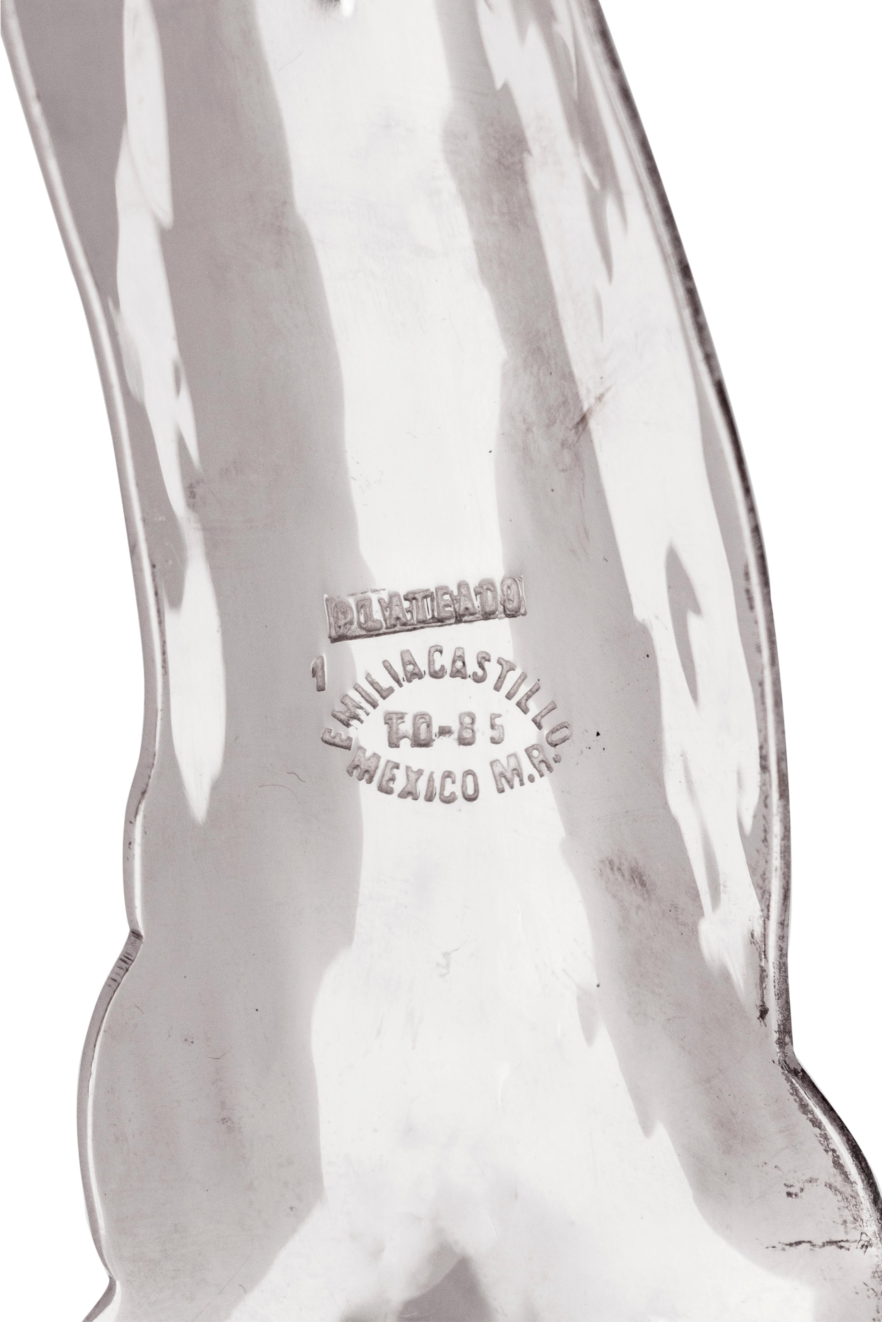 Two Emilia Castillo Silver-Plate Serving Articles